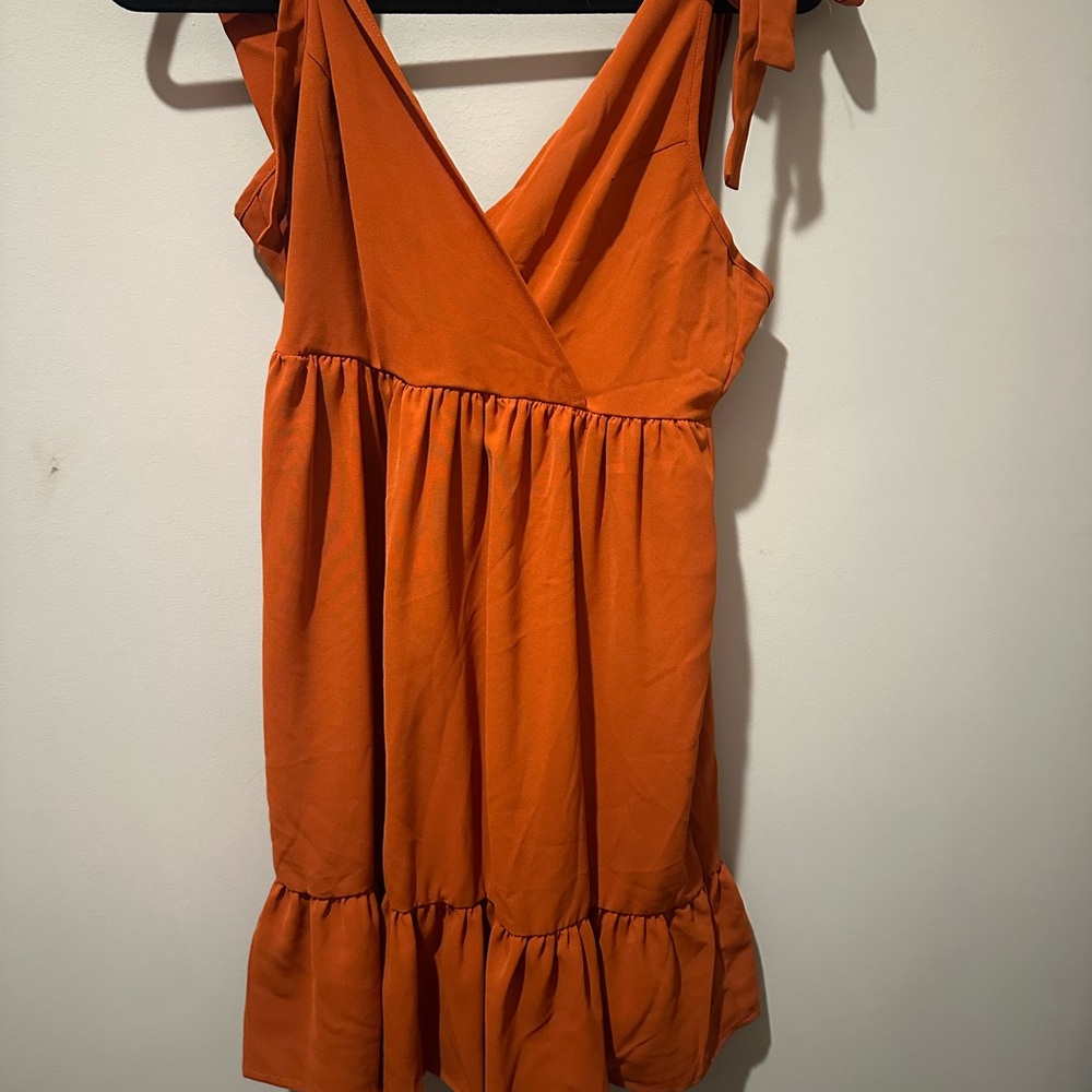 Vibrant Orange Dress